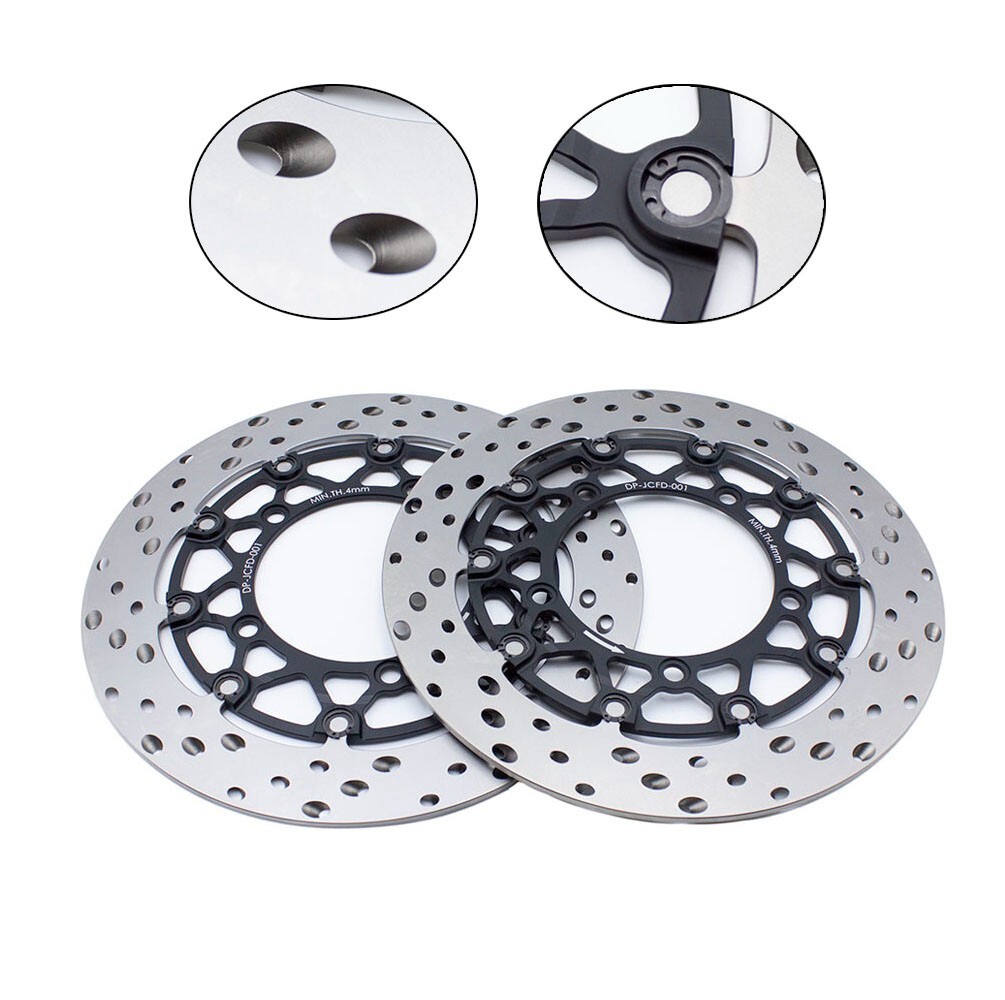 1 Pair Front Brake Disc Rotors for Suzuki Hayabusa GSXR 1300 2008-2017
