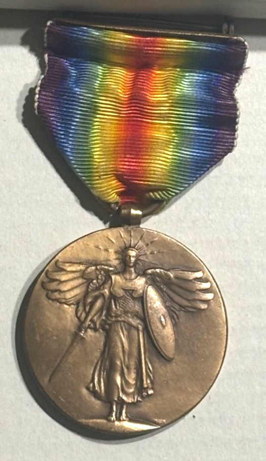 WWI Army Victory Medal W/ Original Box & Packaging SUPER RARE NOS NEW OLD STOCK