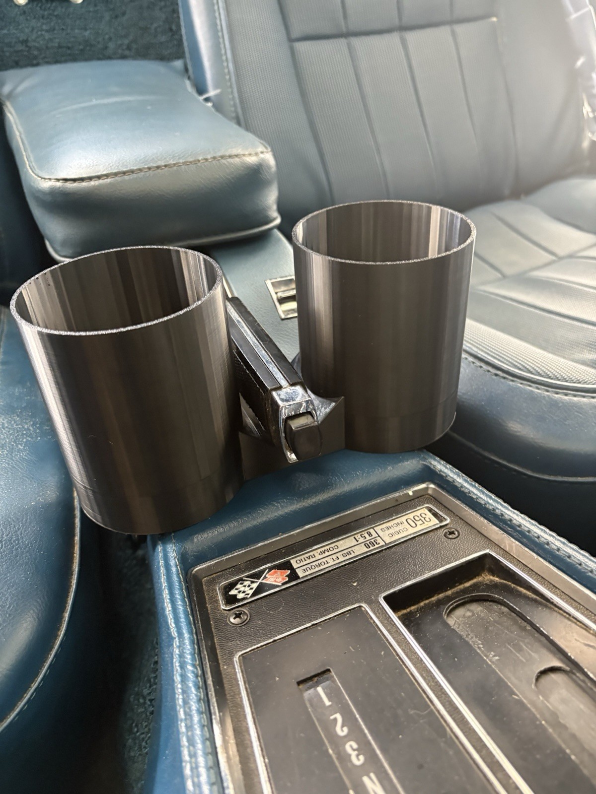 C3 Corvette Cup Holder Chevrolet Chevy under E brake 1968 - 1982 - fits Stanley