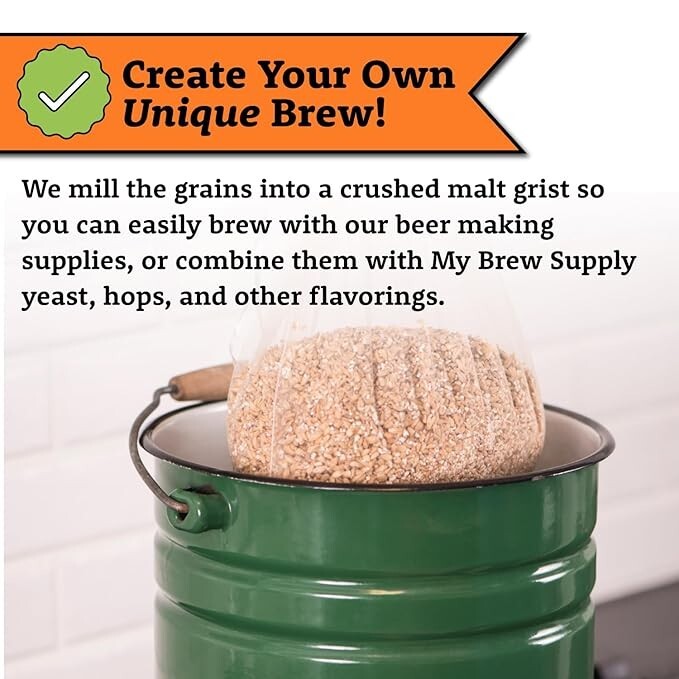 Flaked Wheat 10 lbs Bag - Beer Making and Distilling