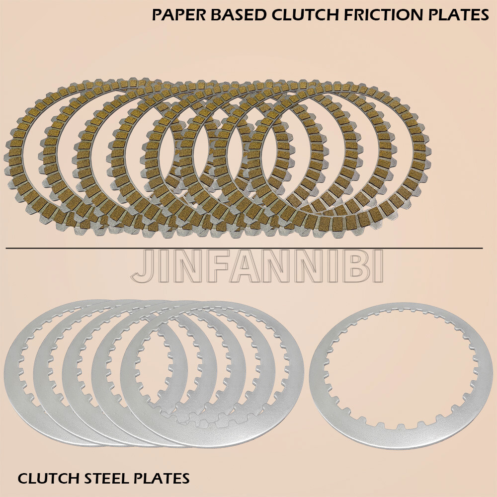 Clutch Friction Steel Plates &Gasket Kit for Harley Sportster 883 1200 1991-2003