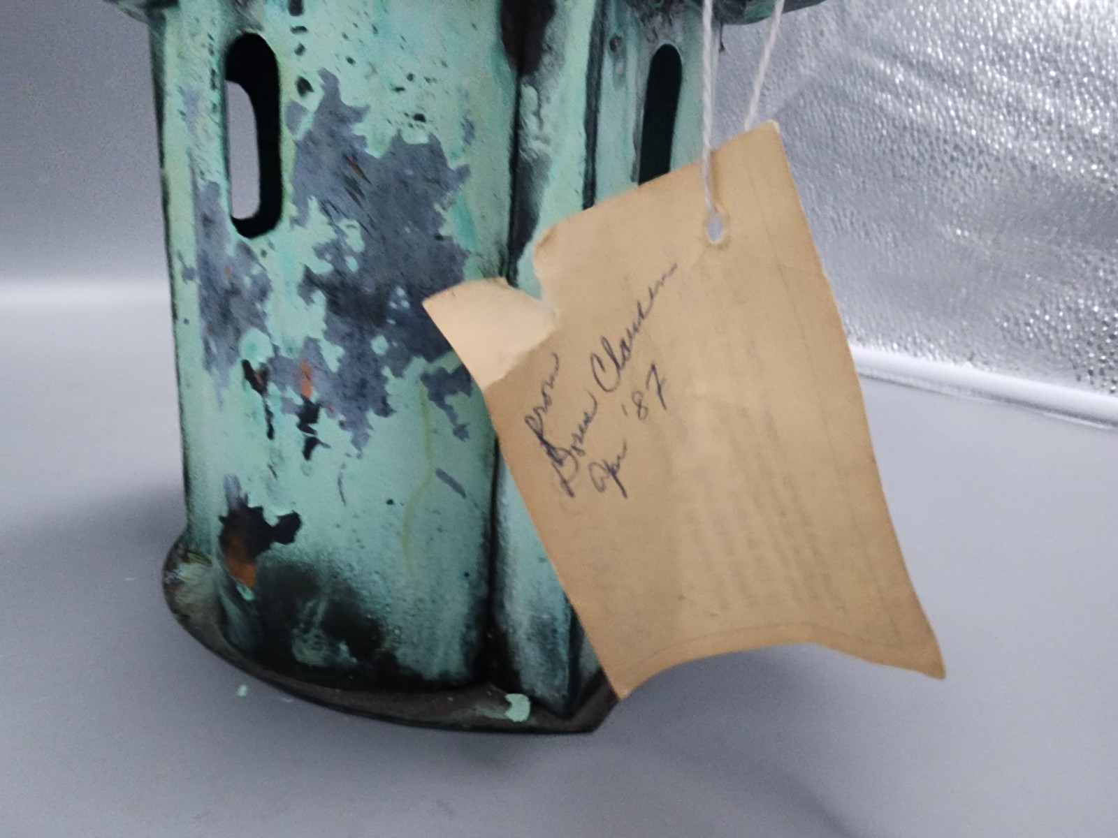 Handmade Metal Ayacucho Church W/Bells From Peru from Raquel's Collection