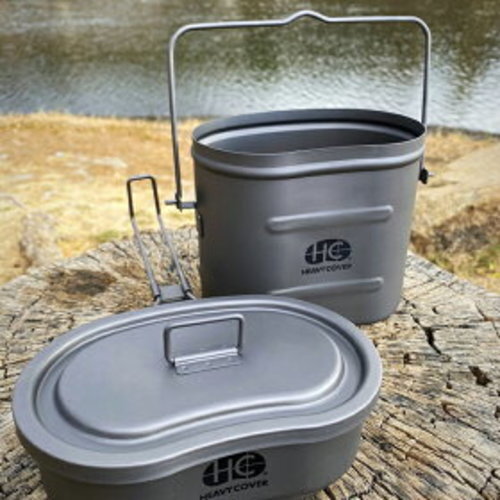 HEAVY COVER / Heavy Cover Military Style Titanium Mess Kit [Japanese Product]