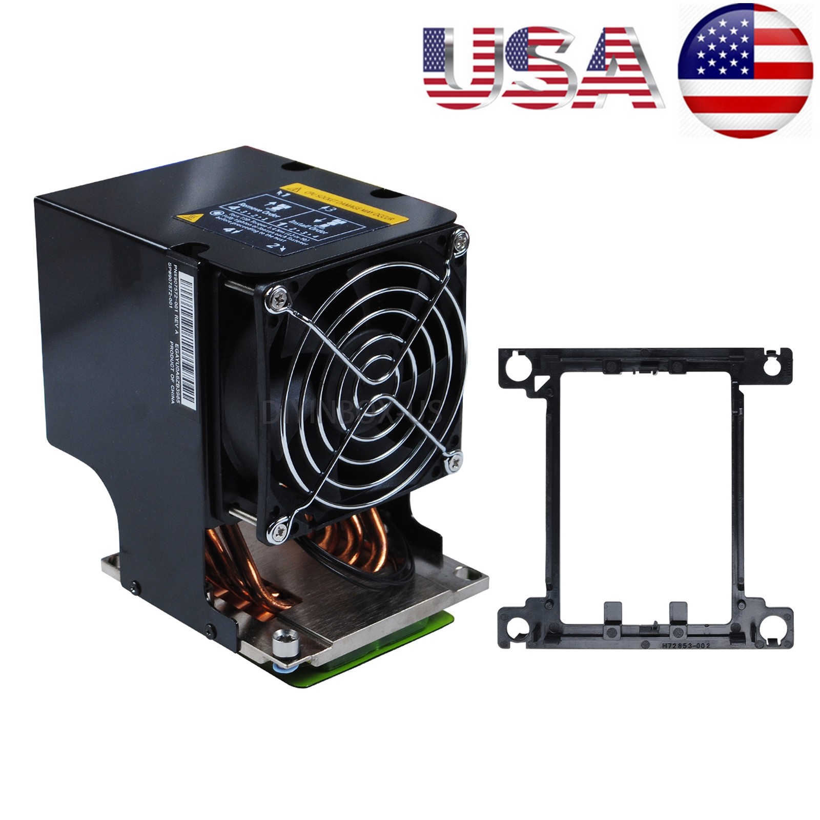 HP PN:460503F00-17J-G 0P605235 CPU Heatsink for HP Z8 G4 Graphics No. 2 position