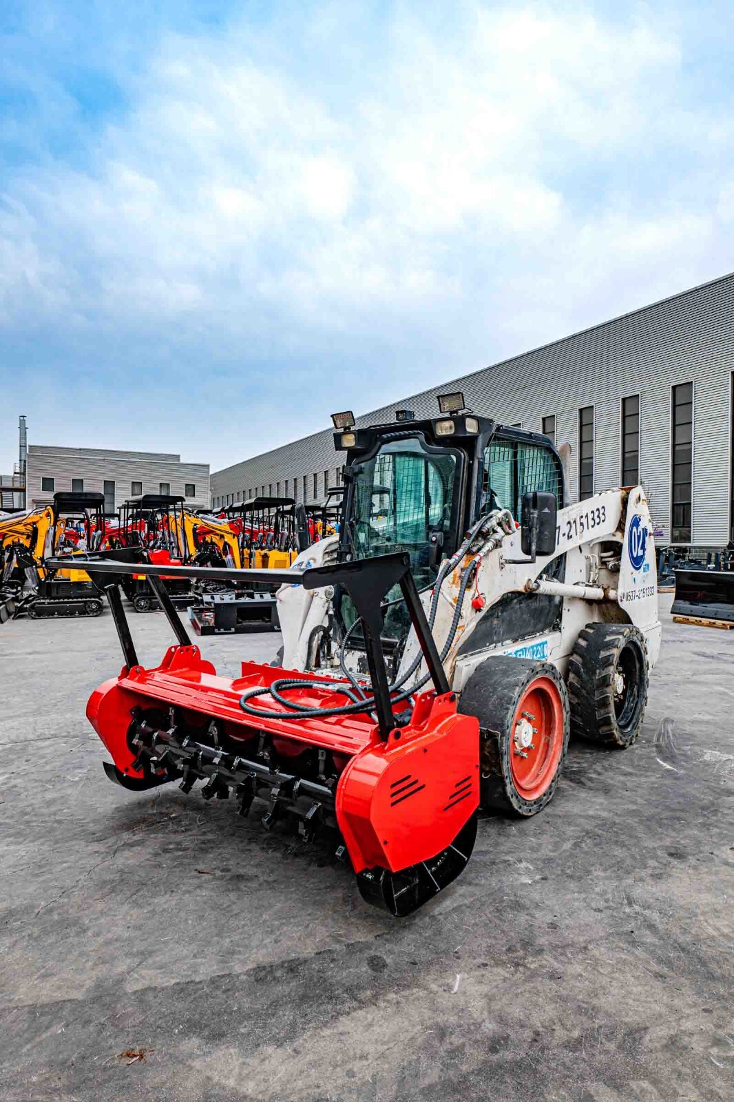 60inch Forestry Mulcher attachment  for Bobcat skid steer loader in   stock USA