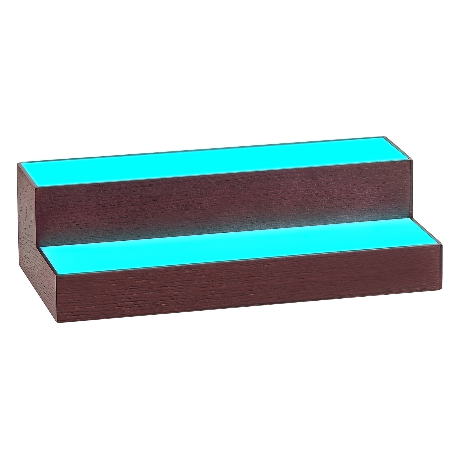 VEVOR LED Lighted Liquor Bottle Display 2-Tier 16 Inch Rack for 8 Bottles