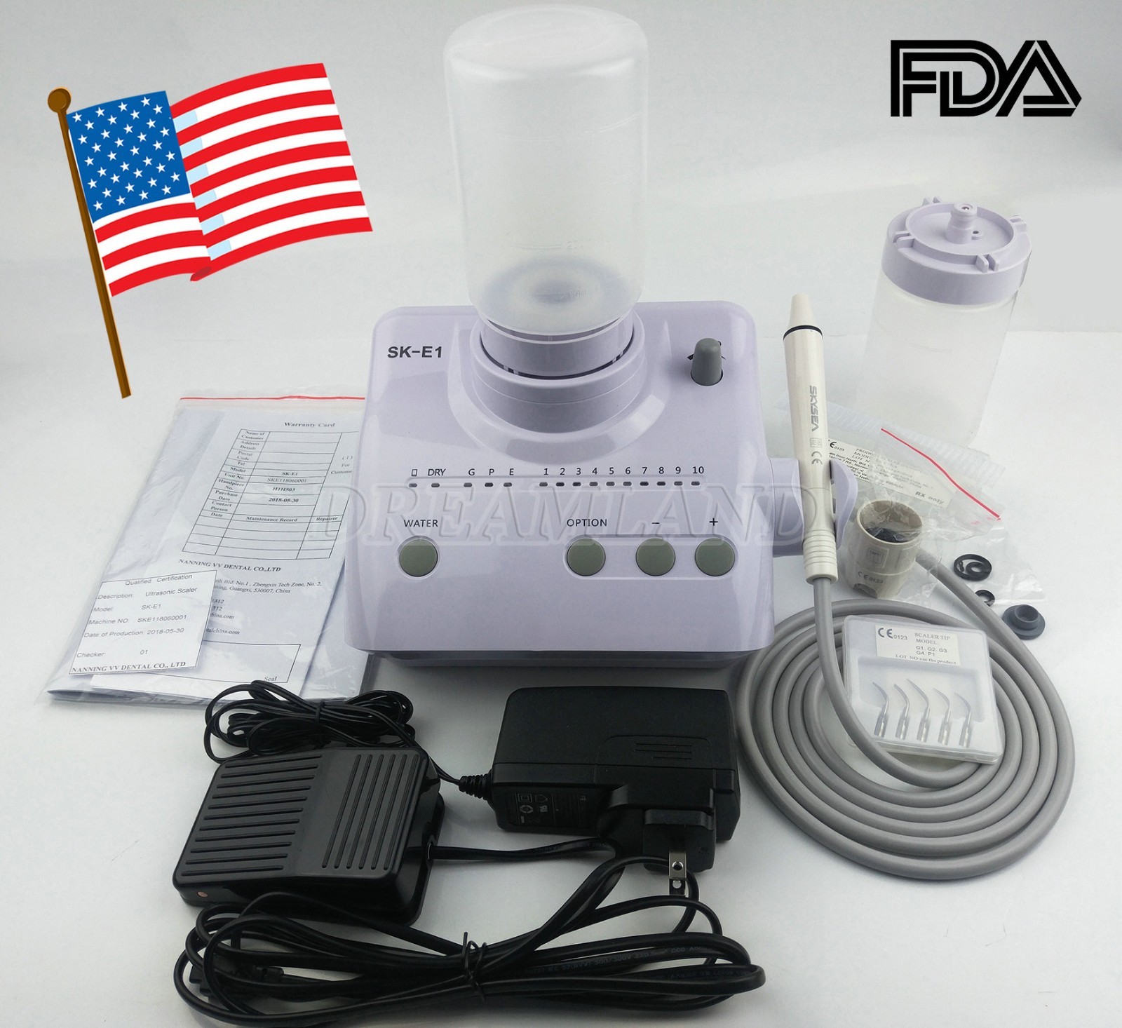 For Cavitron Dental Portable Ultrasonic Piezo Scaler 2*Bottles fit EMS Handpiece
