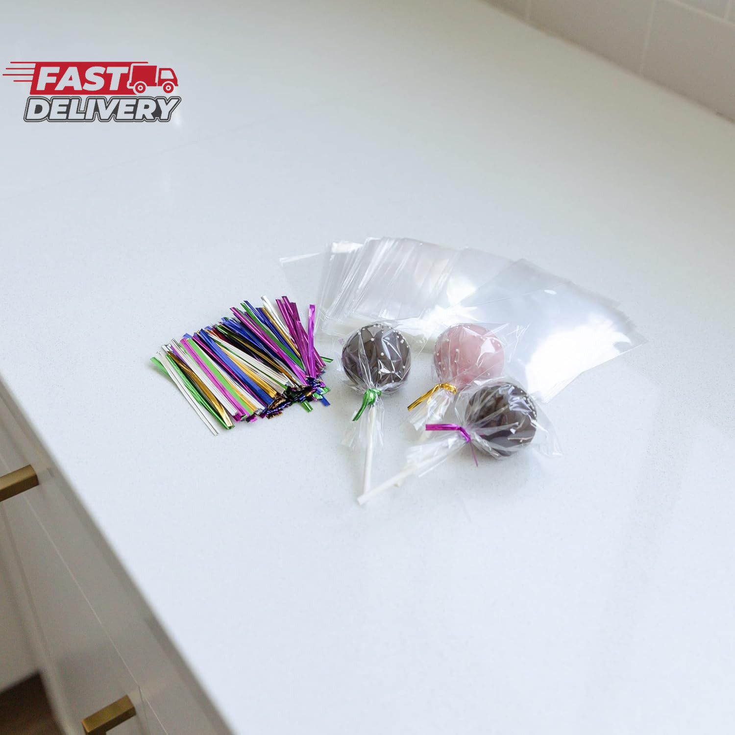 200 Pack Clear Cellophane Bags for Favors - Transparent Goodie Bags for Birthday