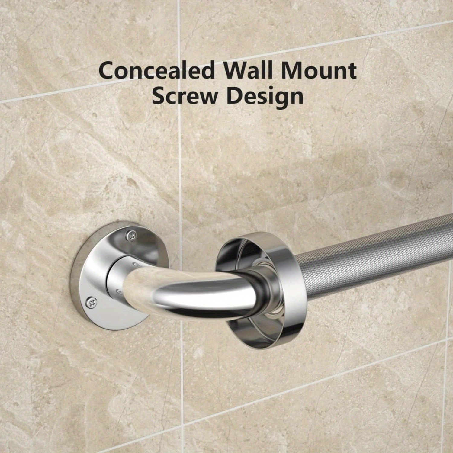 12 or 20 Inch Grab Bars for Bathtubs and Showers,Anti Slip ,Stainless Steel