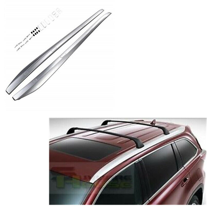 For 14-19 Toyota Highlander LE OE Style Roof Rack Side Rail a pair Set