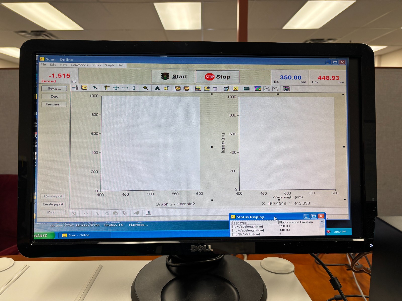 Varian Cary Eclipse Fluorescence Spectrophotometer