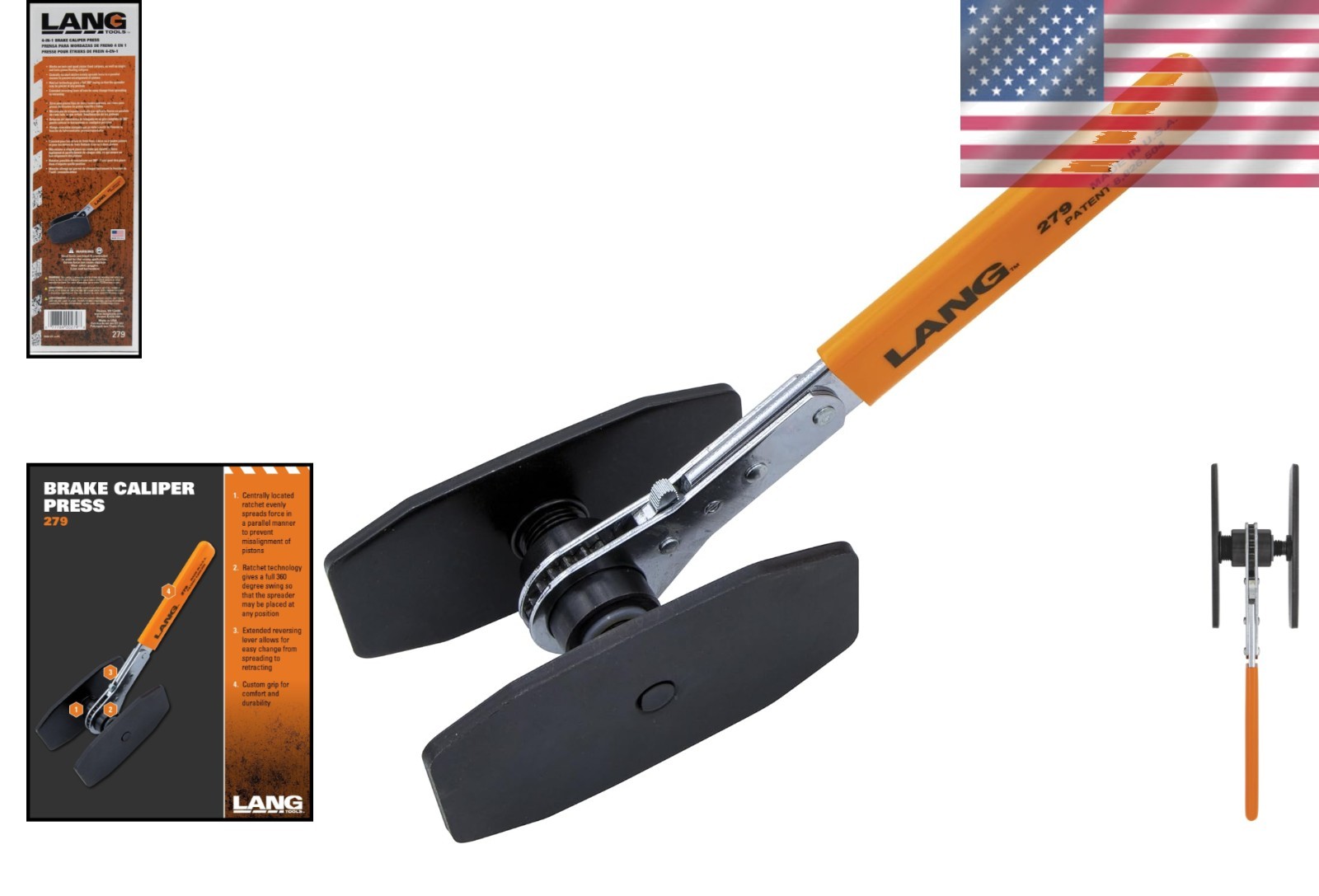 Dual Quad Piston Caliper Spreader