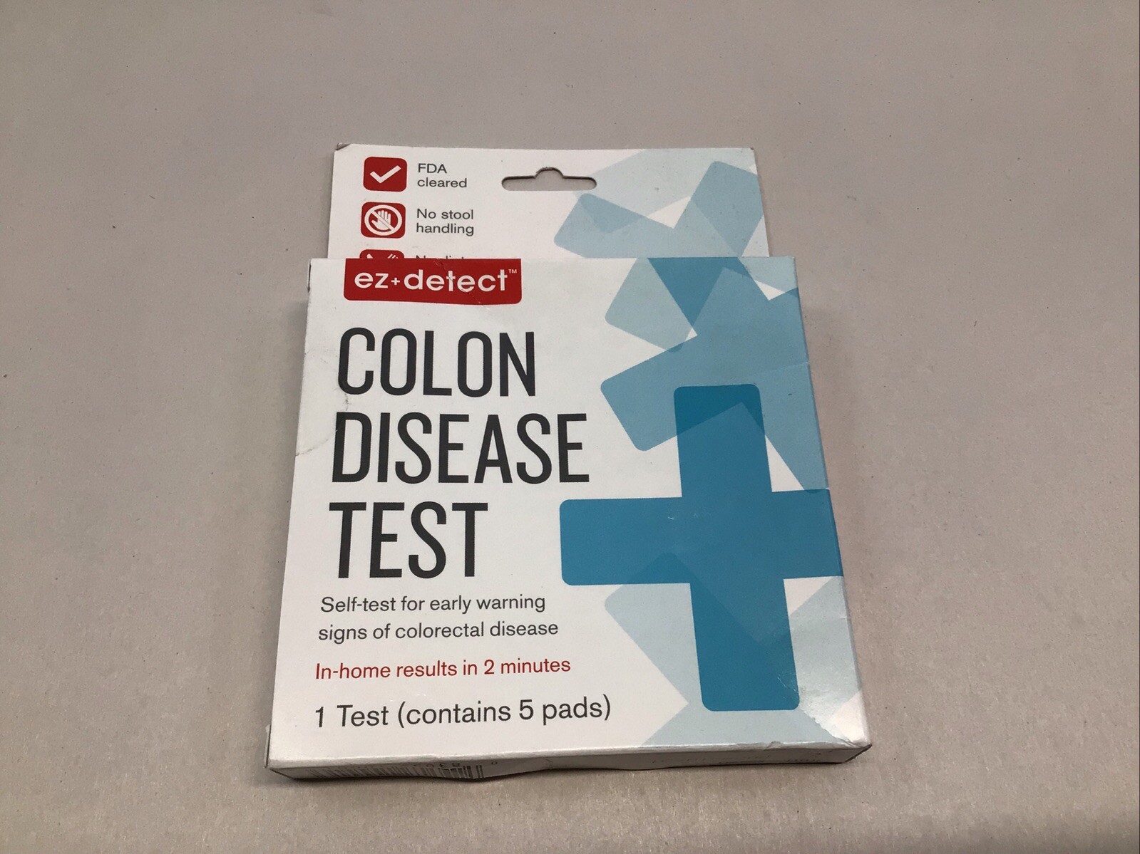 EZ Detect Colon Disease Self Test Kit For Colorectal Disease 5 Test Pads