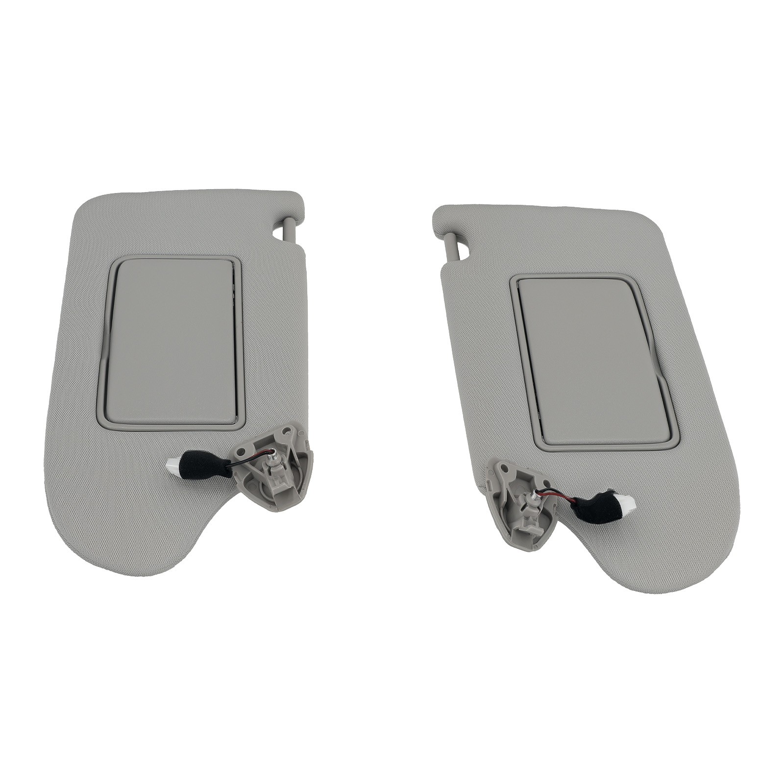 Driver+Passenger with Light Sun Visor for Nissan Altima 13-18 96401-3TA2A Gray