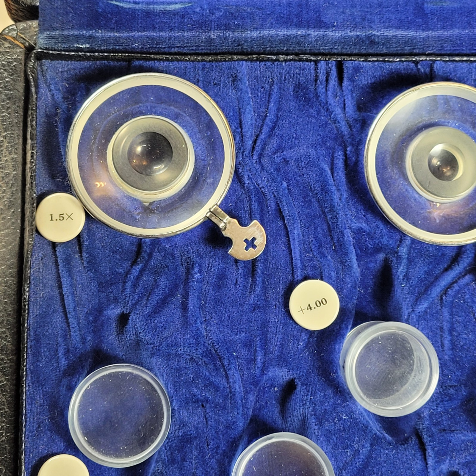 Univis Telescopic Units Vision Lenses Lab Kit Complete With Case