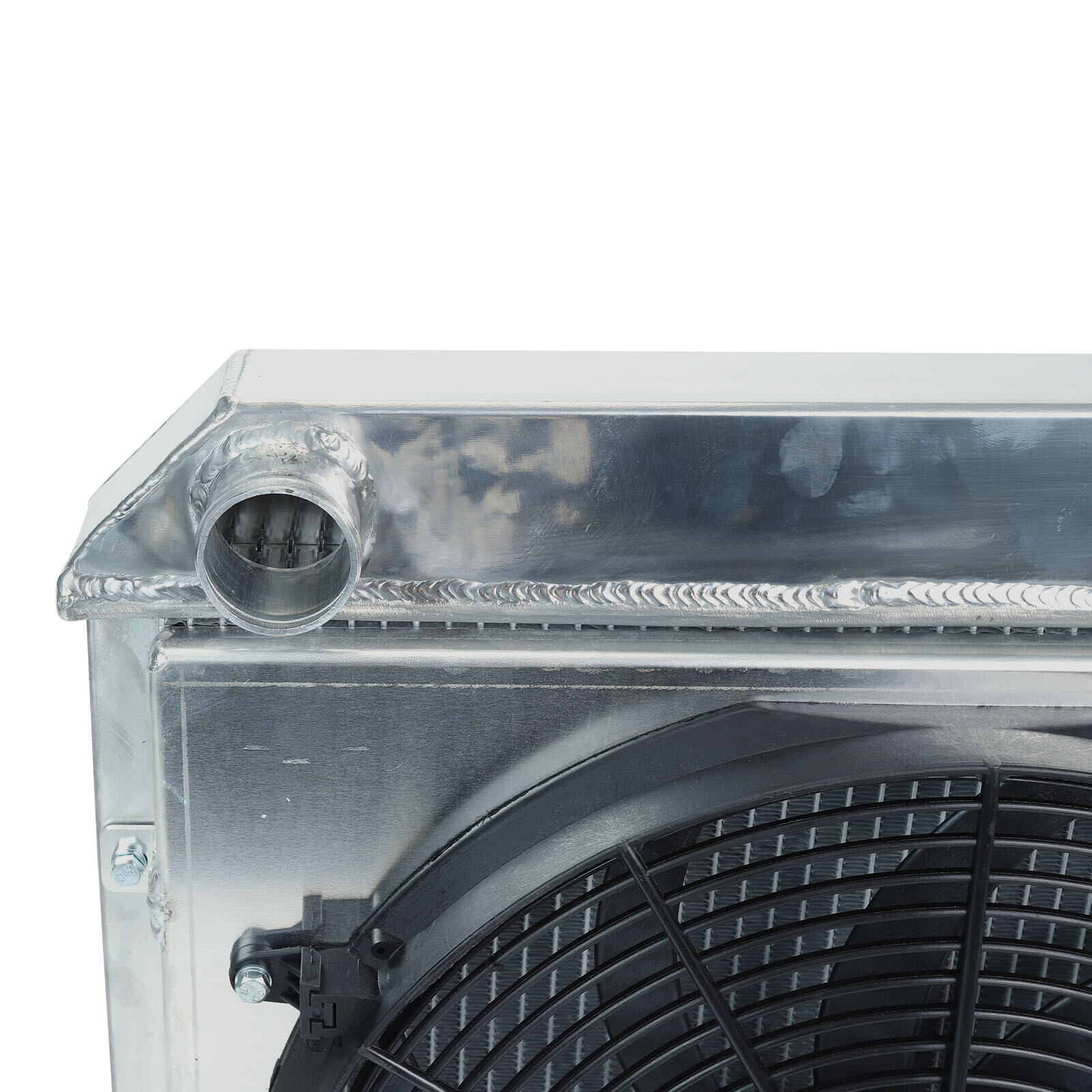 3-Row Radiator +Shroud Fan Relay Kit For 1963-66 Chevy C/K C10/C20/C30 Pickup V8