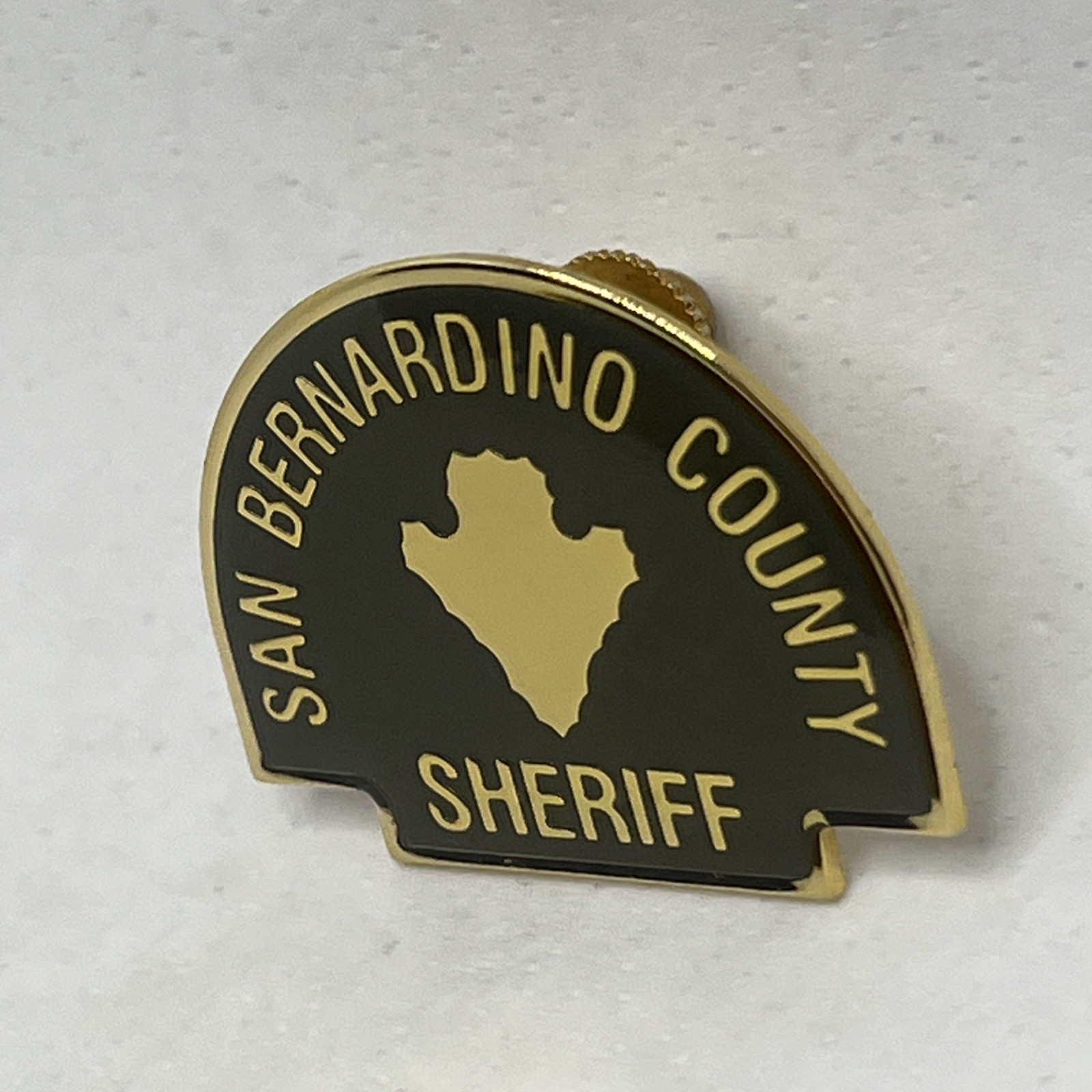 San Bernardino Sheriff Police Department Law Enforcement Enamel Lapel Hat Pin