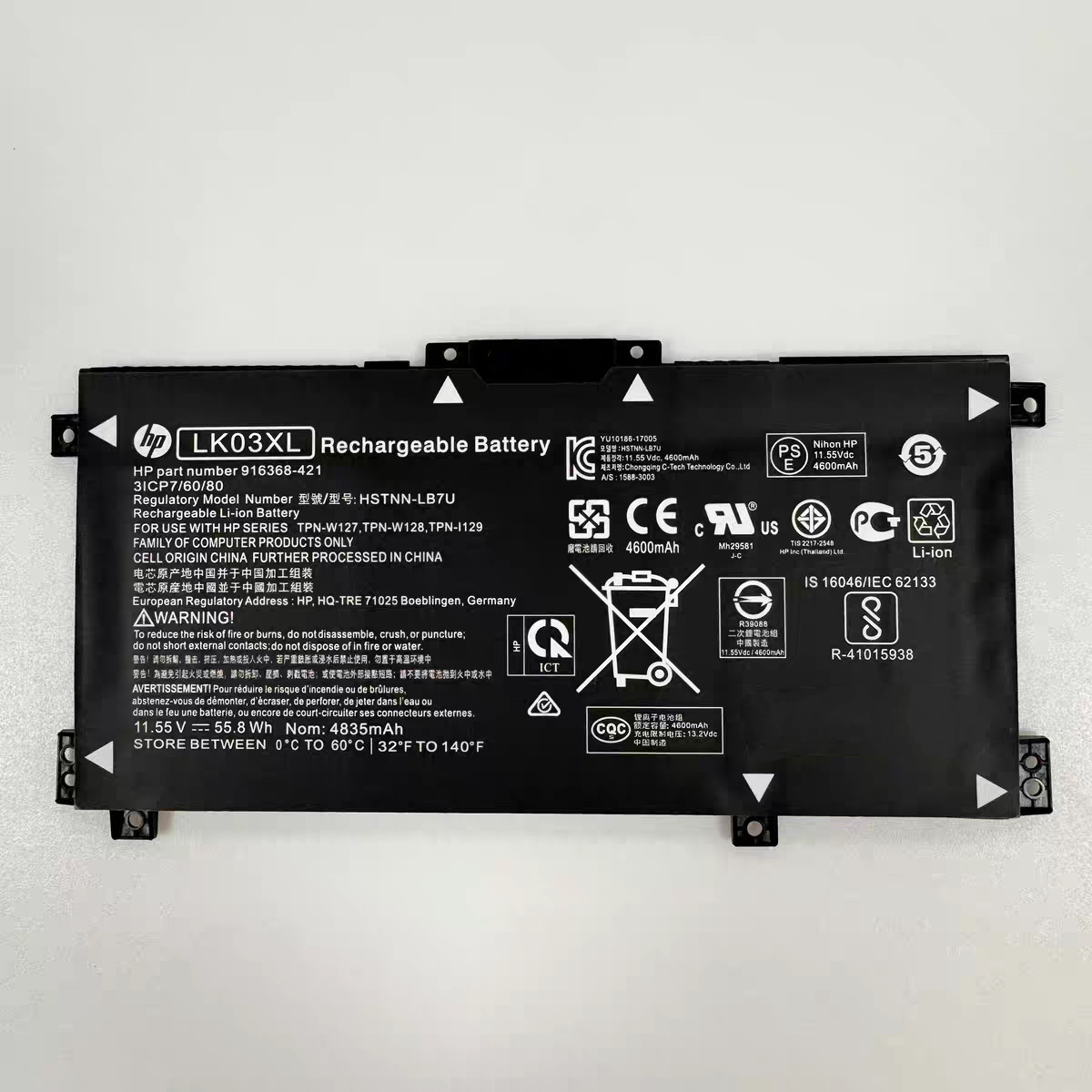 Genuine LK03XL Battery For HP ENVY X360 15-BP 15M-BQ 17M-CE 17-BW L09281-855