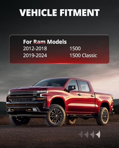 5x5.5 Wheel Spacers Compatible with Ram 1500 2012-2018, 5x139.7 mm 1.5 inch