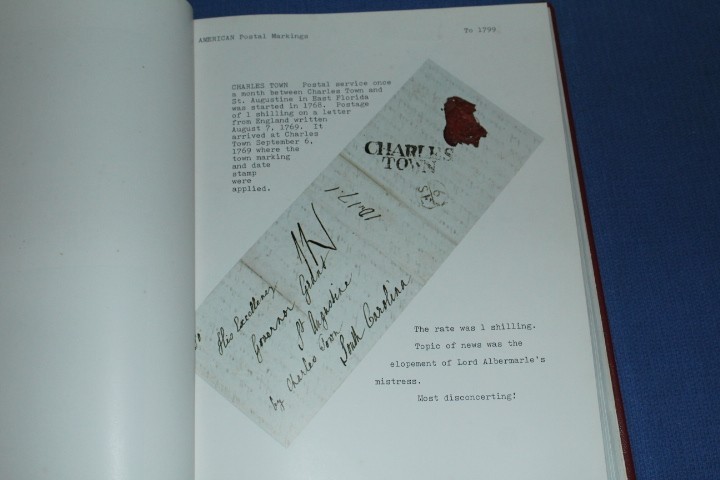 American Postal Markings Colonial Times to 1850's Lounsbery BlueLakeStamps