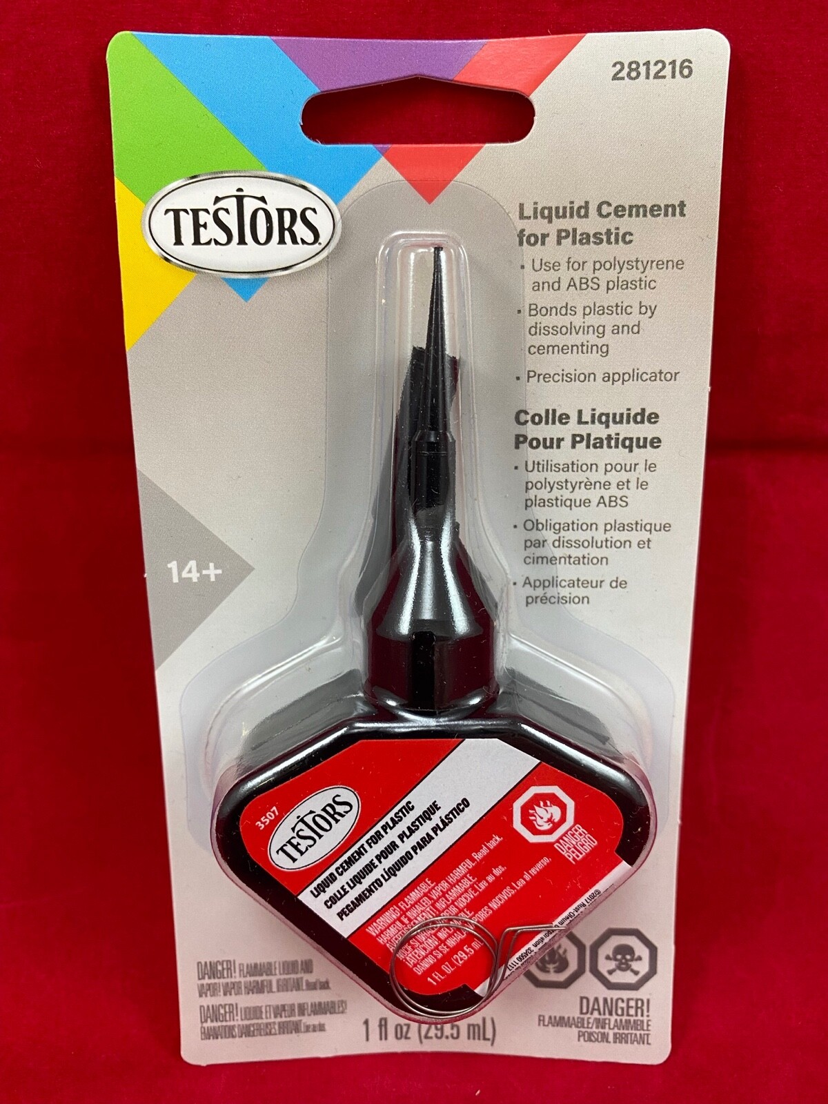 TESTORS LIQUID CEMENT PRECISION APPLICATOR PLASTIC MODELS Hobby Glue 1oz 281216