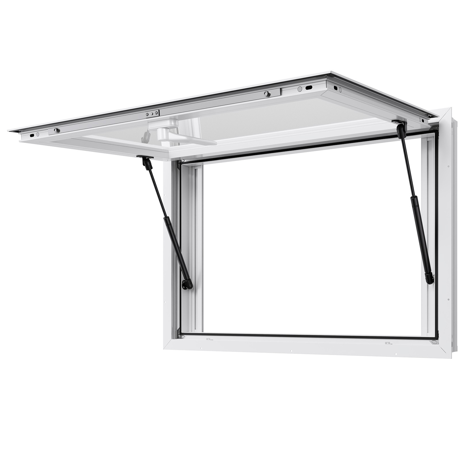 VEVOR 36x24in Concession Stand Serving Window Food Truck Service Awning Aluminum