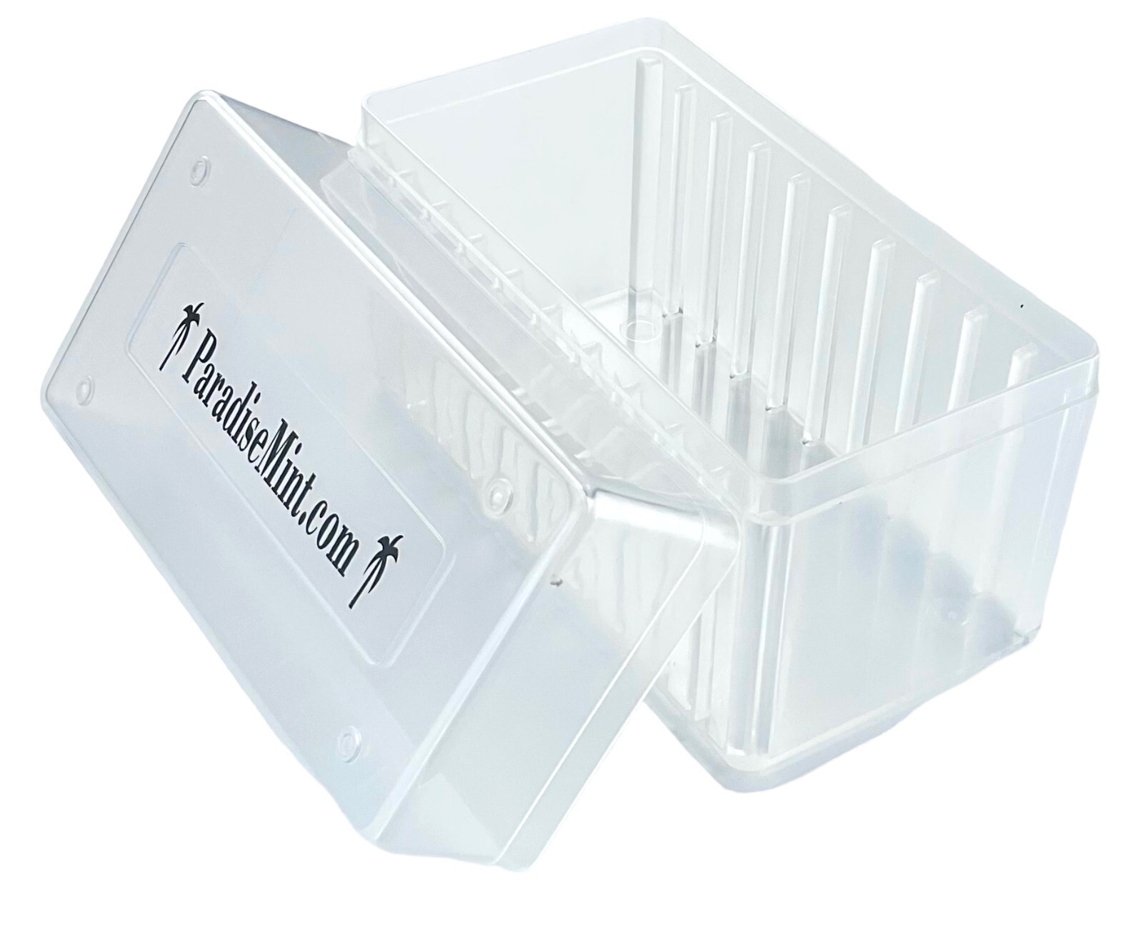 Paradise Mint Brand 10 Coin Clear Storage Box for NGC and PCGS Slabs