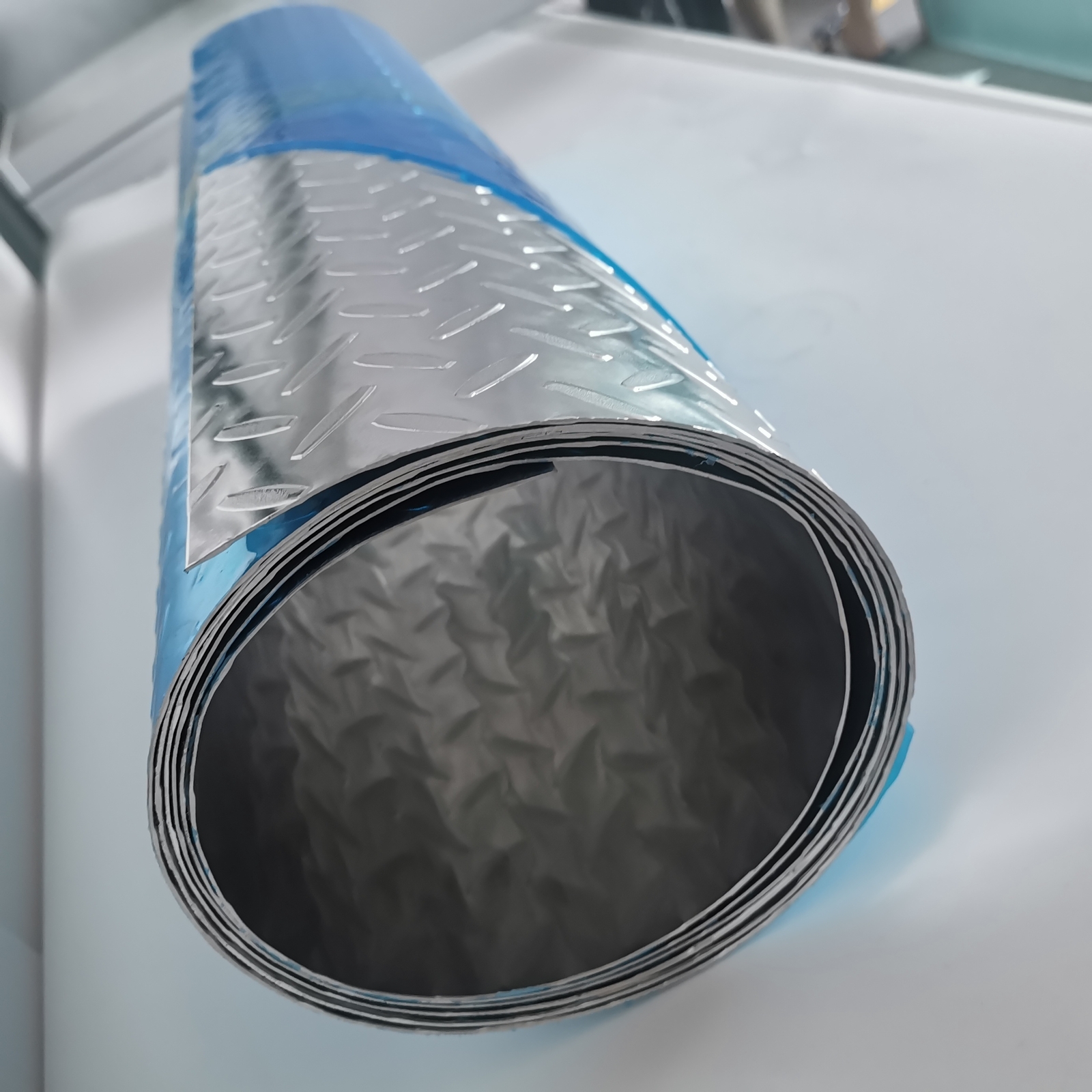 48"x 94.5" Aluminum Diamond Plate Sheet .04”Thick Embossed Trailer, RV, Garages