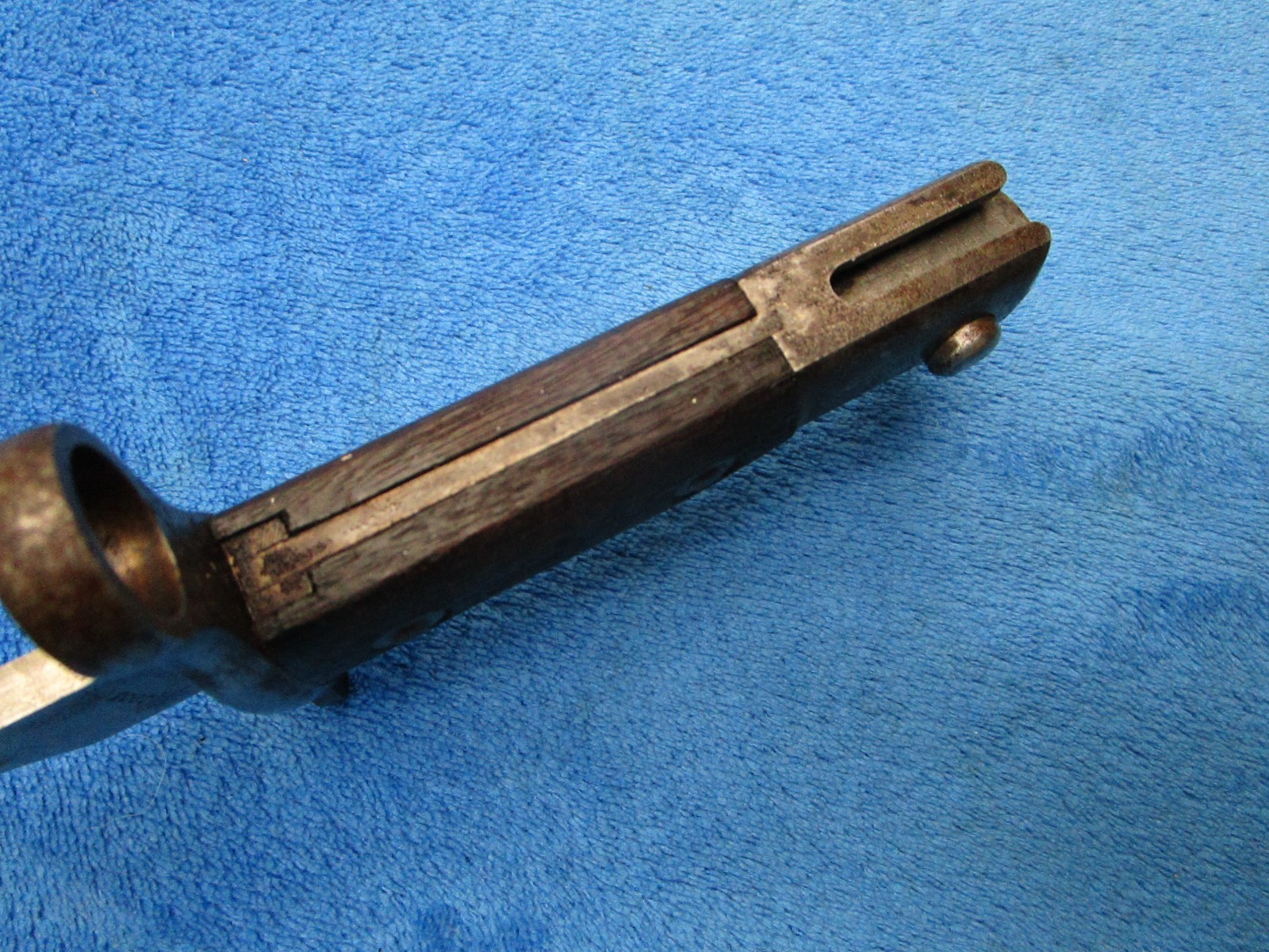 ORIGINAL VINTAGE US M1892 KRAG RIFLE BAYONET AND SCABBARD MADE IN 1903