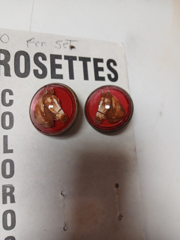 Horse Head Bridle Rosette