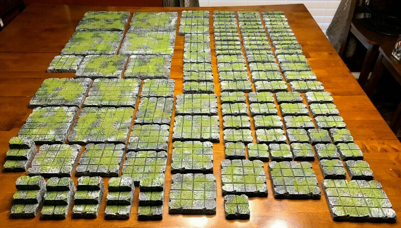 Huge Dungeon Tile Modular Set Dungeons & Dragons Pathfinder d&d terrain 28mm