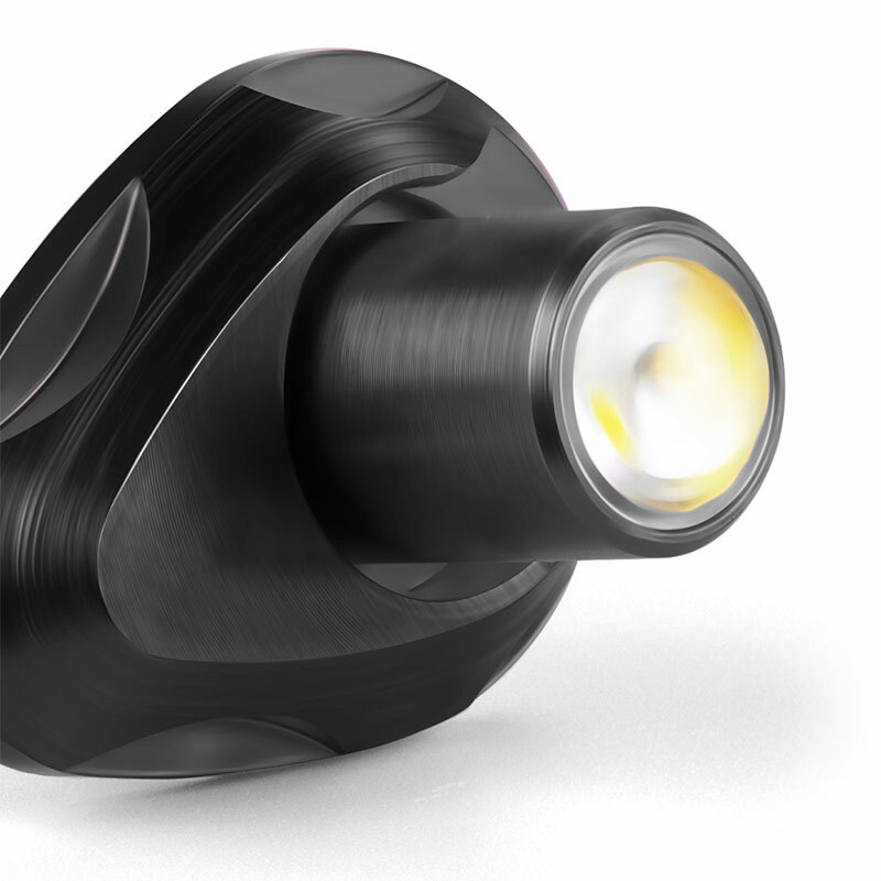 2X Universal Mini LED Motorcycle Turn Signals Indicator Amber Blinker Light Lamp