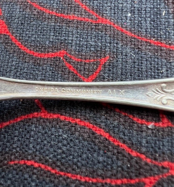 4 Vtg Oneida Community A1X State Spoons Kentucky, Illinois, Missouri, California