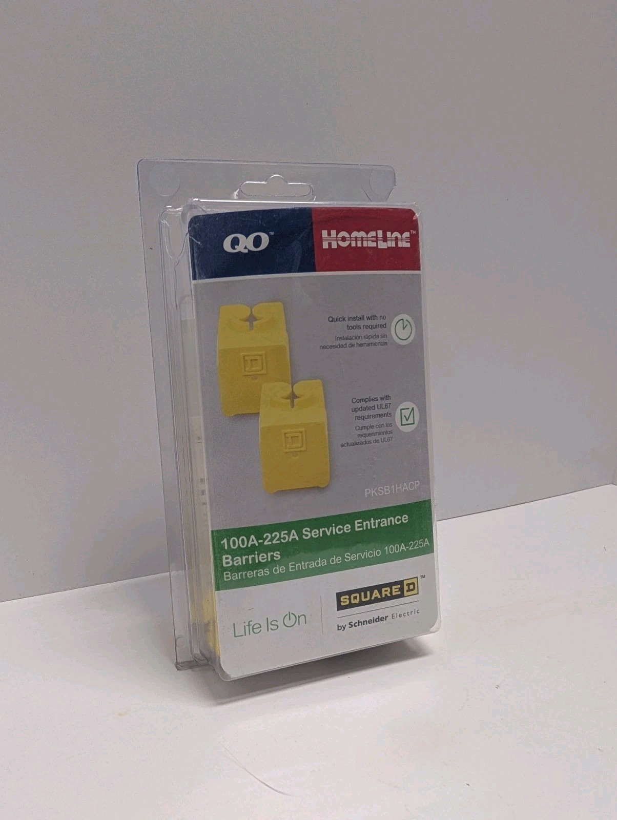 Square D PKSB1HACP 100 AMP- 225 AMP Service Entrance Barriers Pack Of 2