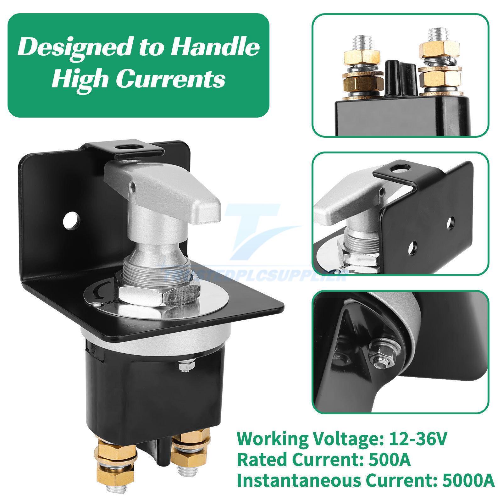 Battery Kill Switch Disconnect Isolator Power Cut OFF Car Boat Marine RV 12V-36V