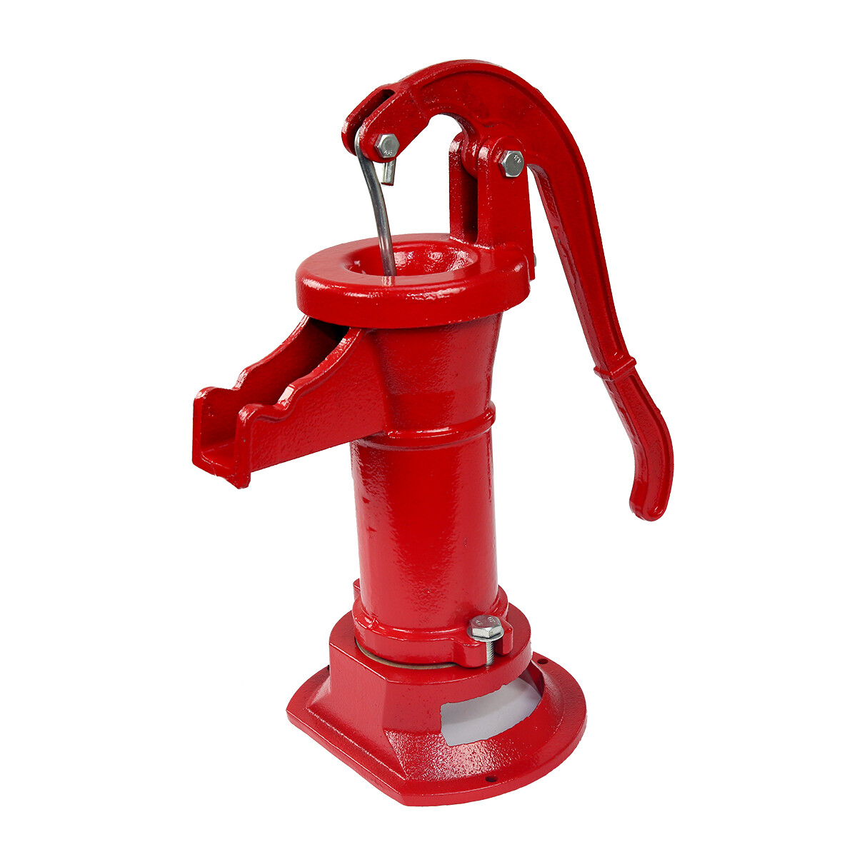 XtremepowerUS Antique Pitcher Hand Pump Red Operated 25' Outdoor Patio Water
