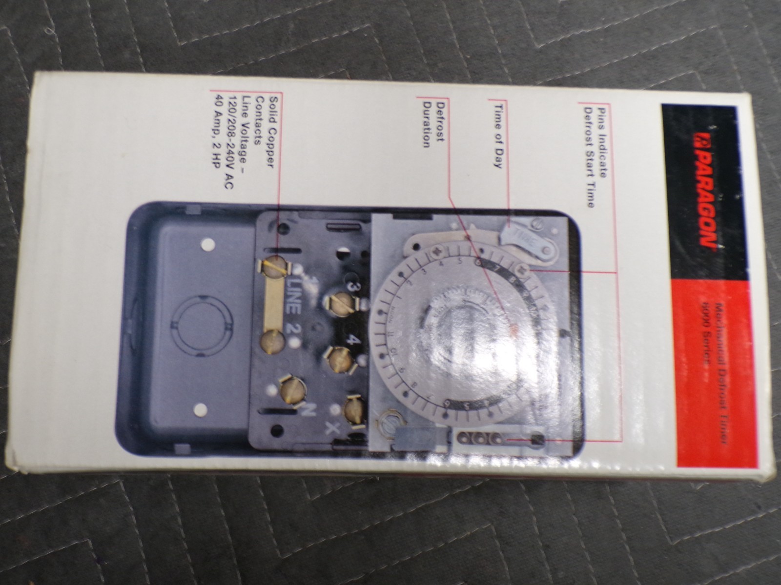 Paragon #8141-00 120 Volt Defrost Timer *NOS*