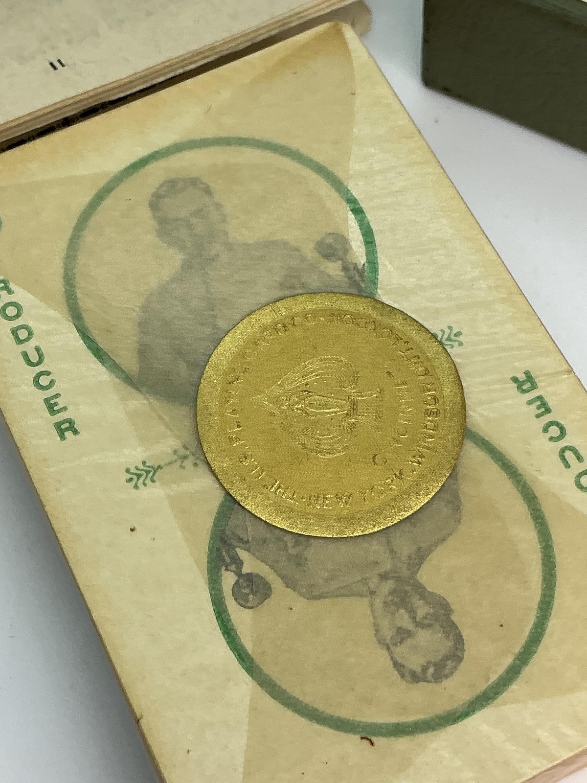 Vintage Kam-Ra Card Company Hollywood Producer Playing Cards Deck Green Box