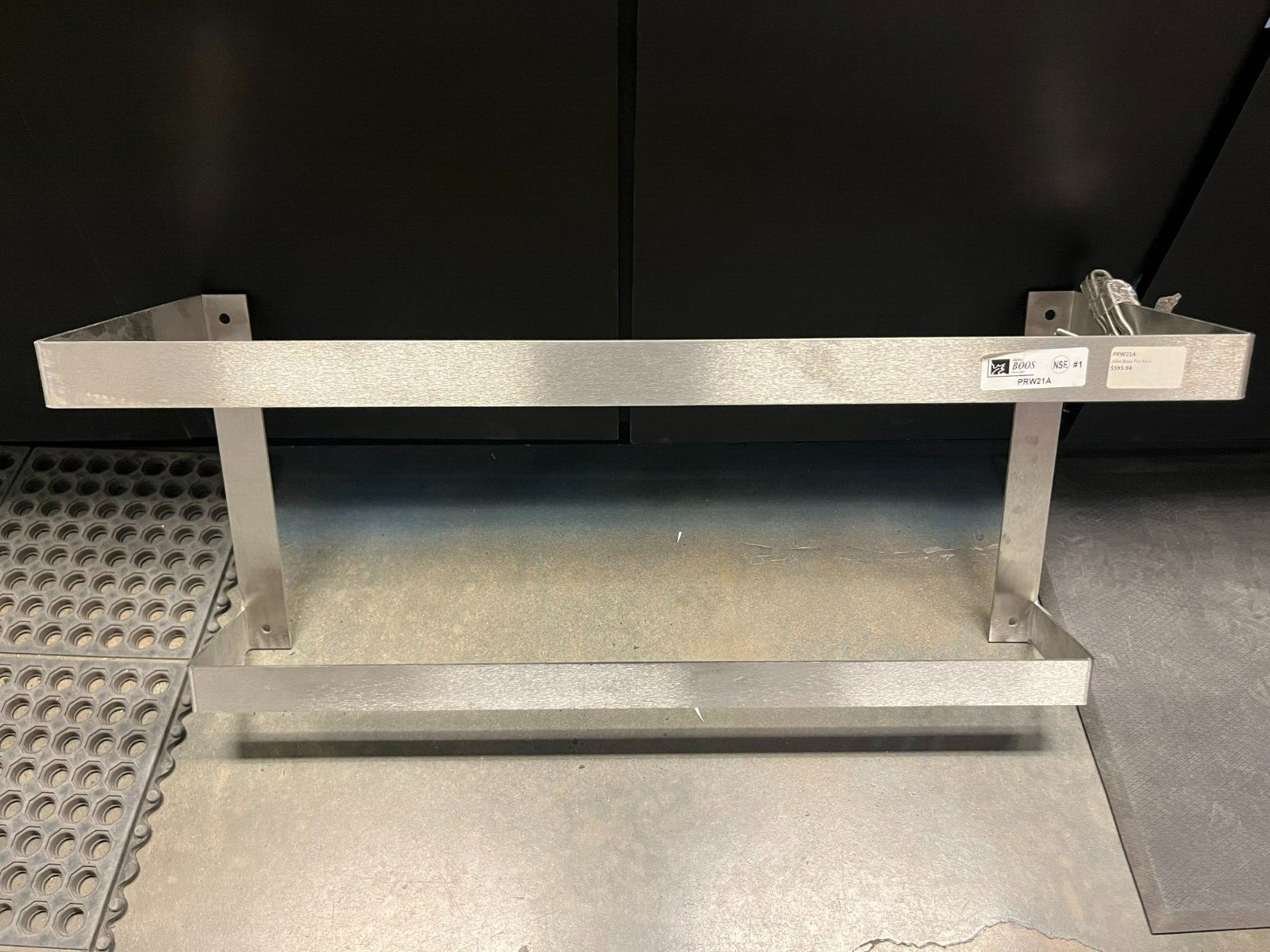 Commercial Stainless-Steel Wall-Mounted Pot Rack