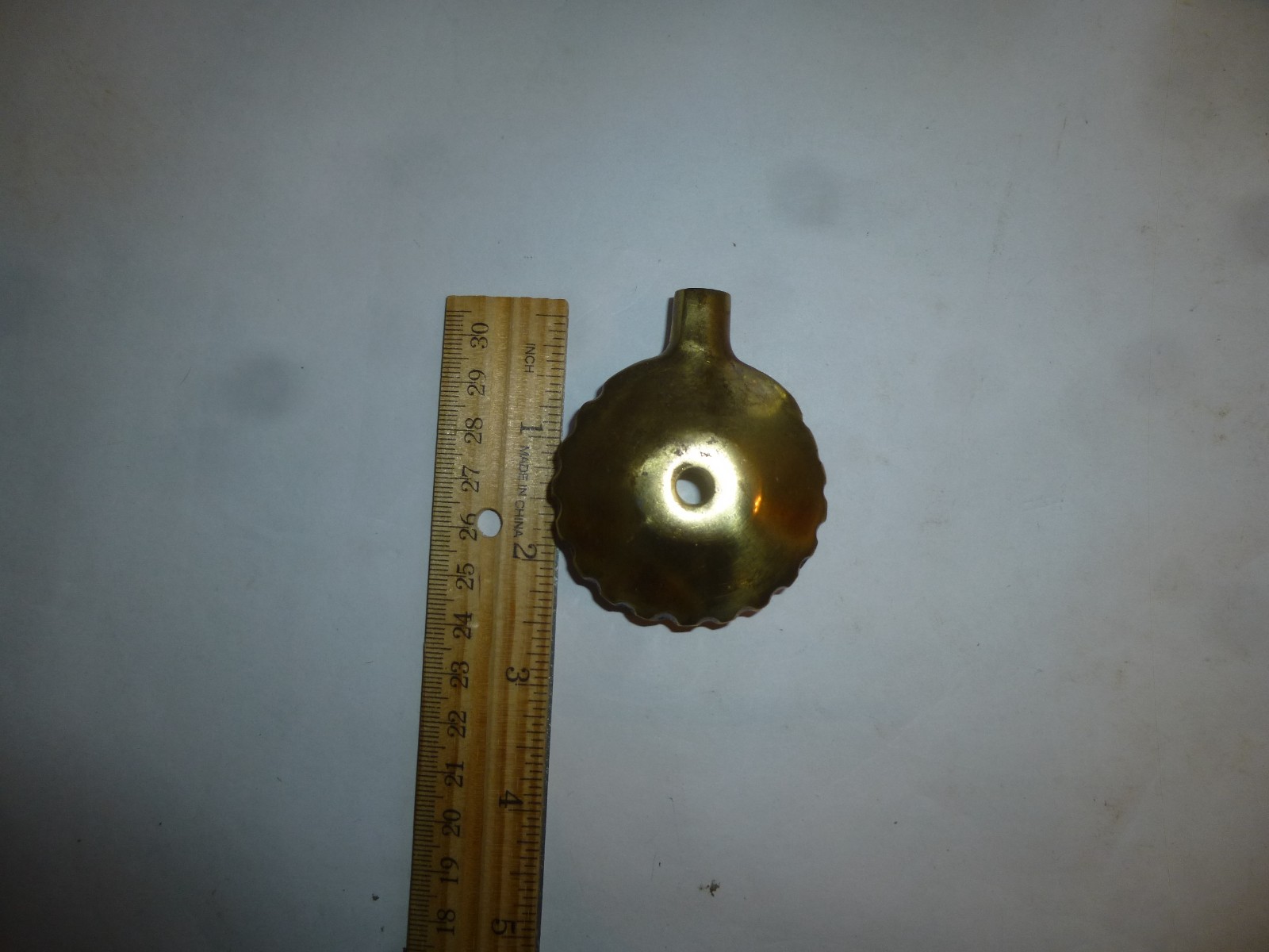 Brass Pendulum Bob with Threads,2-inch Diameter Solid Brass