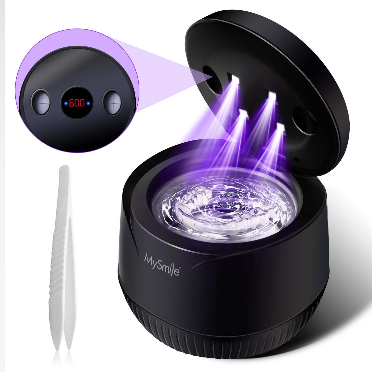 UV Ultrasonic Retainer Cleaner Machine Dental Guard Cleaser Pod for Invisalign