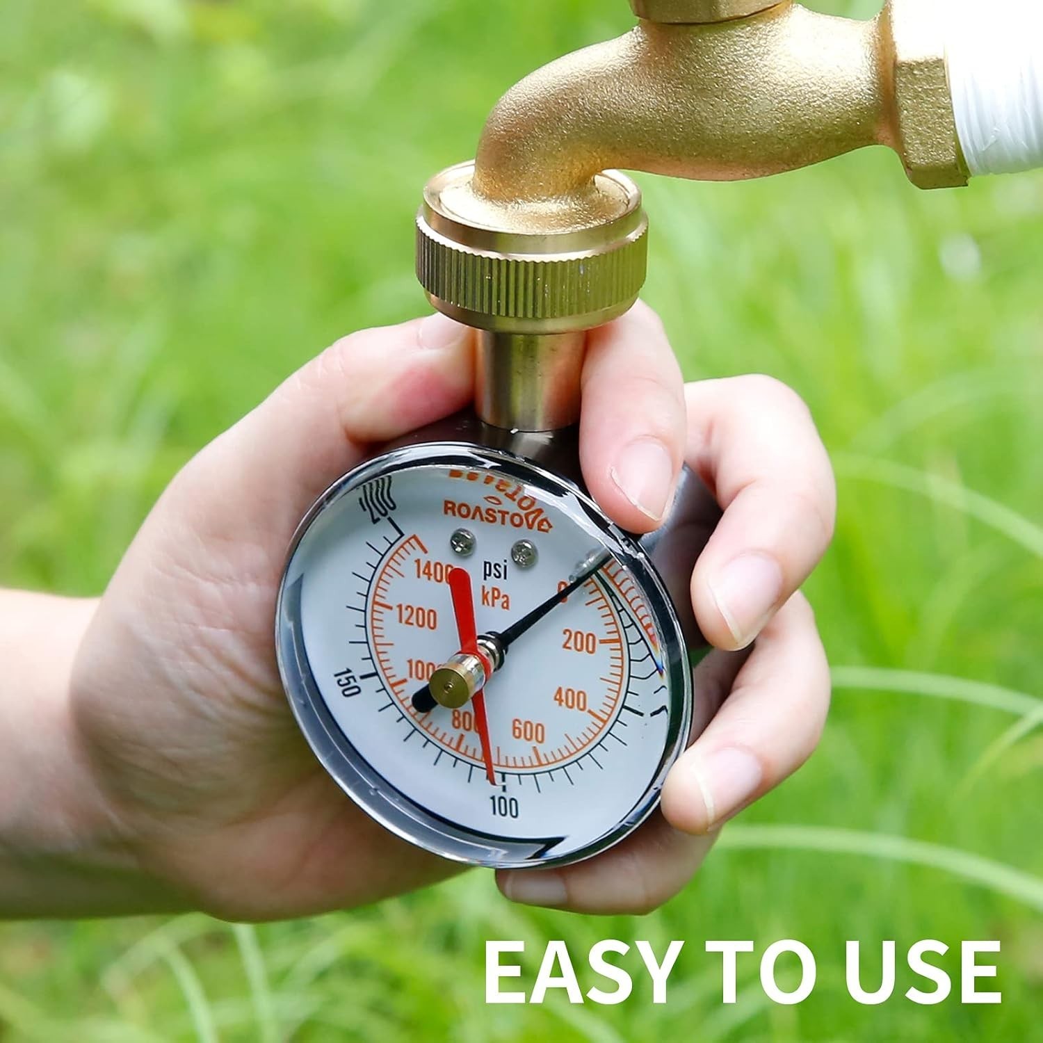 2-1/2" Water Pressure Test Gauge,House Water Pressure, Gauge,Garden Hose Pressu