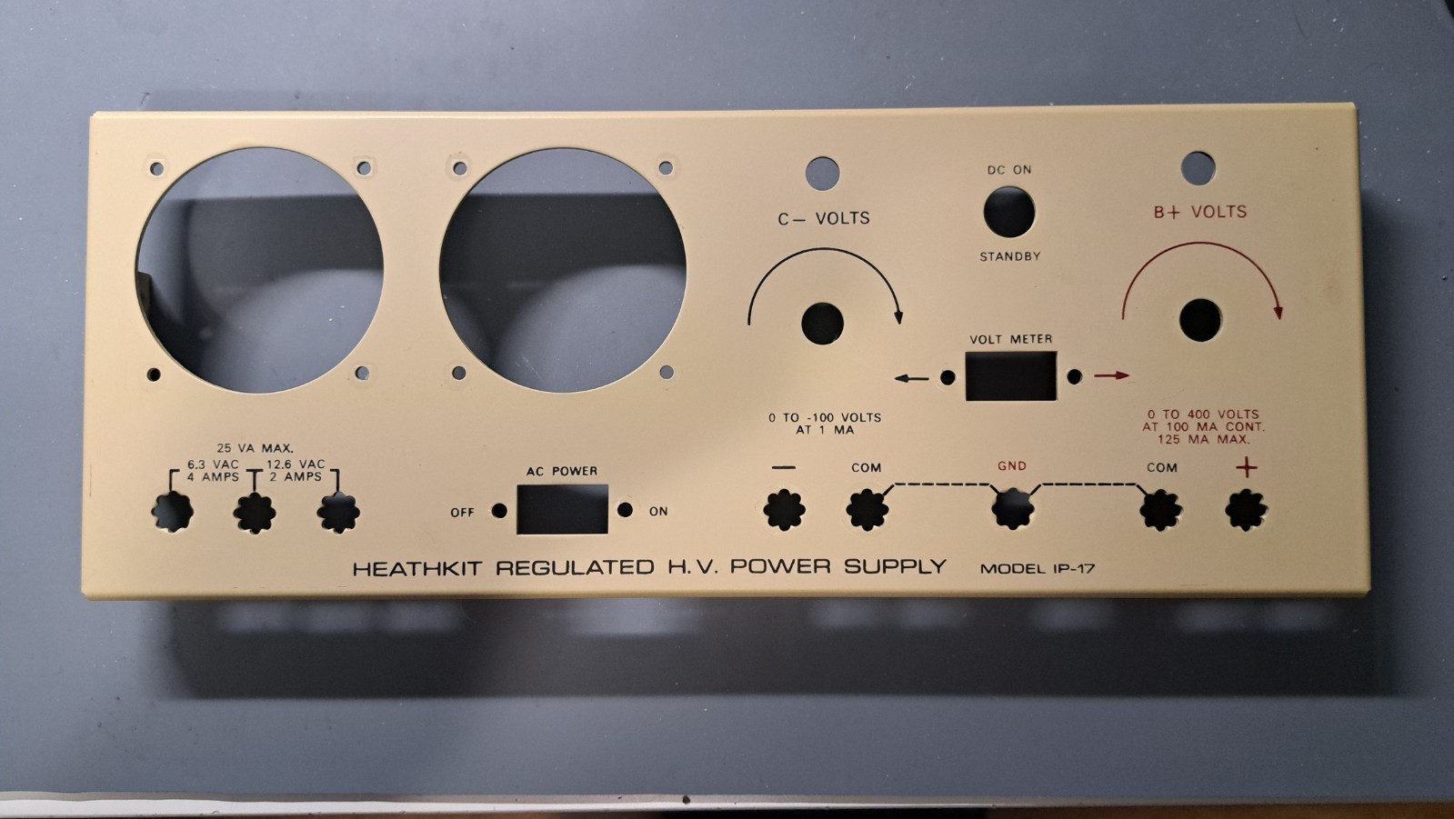 Heathkit IP-17 High Voltage Power Supply Fully Restored!! PS-4 + IP-32 Successor