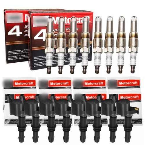 8× Motorcraft DG511 Ignition Coils & Spark Plugs SP546 For F150 F-250 5.4L 6.8L