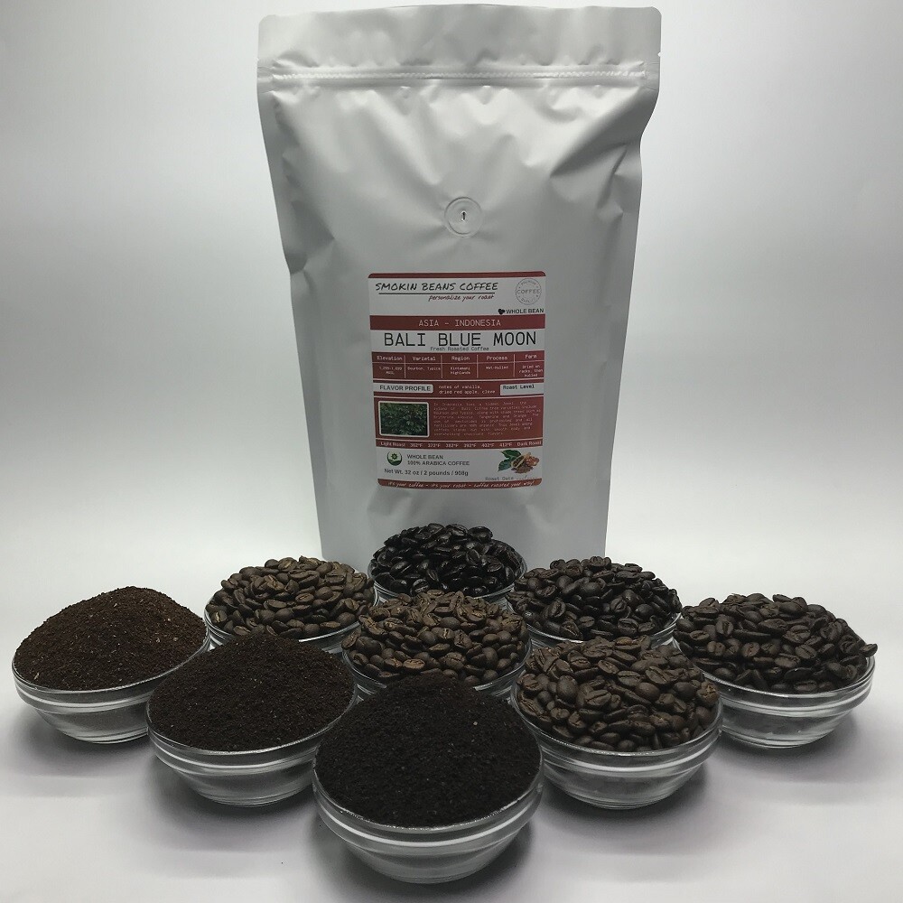 8oz/5lb - Bali Blue Moon – Indonesia – Premium Fresh Roasted To Order Coffee