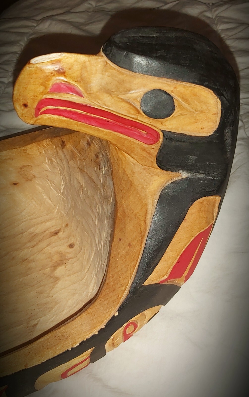 Northwest Coast; Haida, Eagle Ceremonial Bowl.