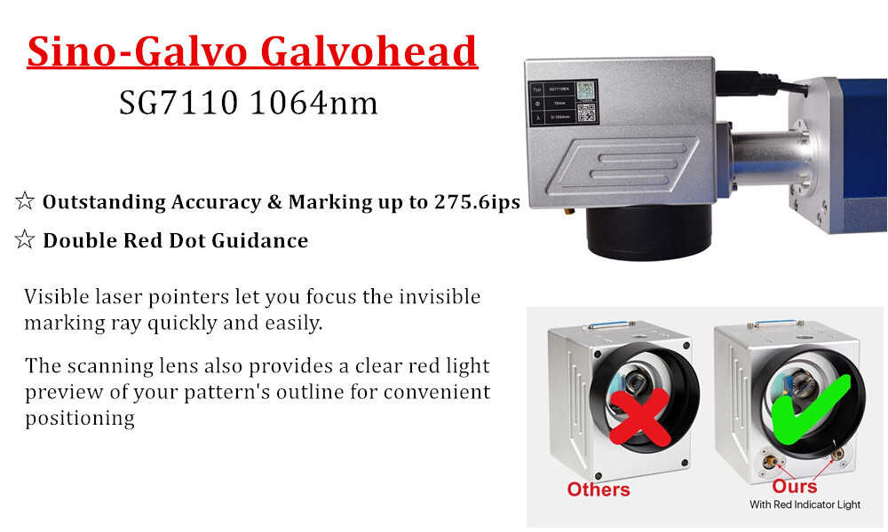 60W JPT M7 Mopa Fiber Laser Engraving Color Marking machine 300mm Lens for Metal