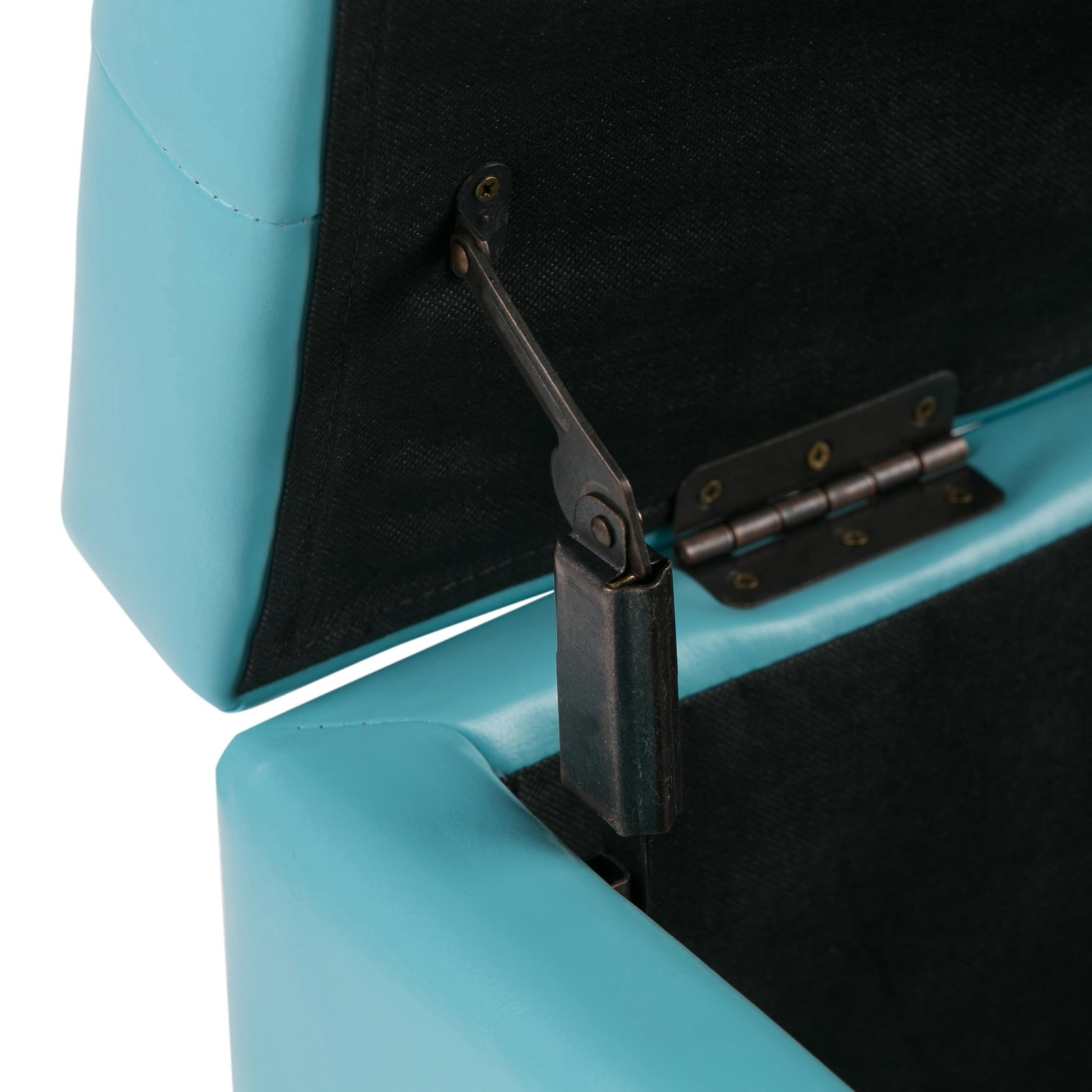 Cosmopolitan Storage Ottoman - 34 inch Wide Upholstered Vegan Leather Rectang...