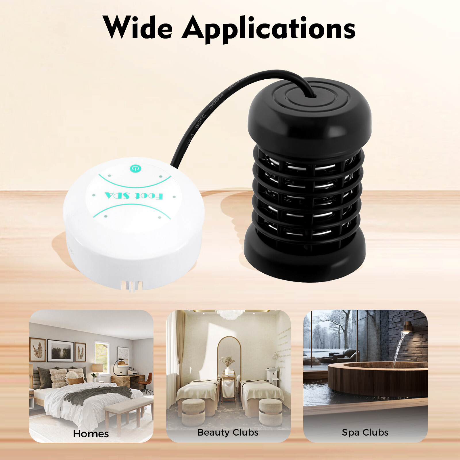 Ionic Detox Foot Bath Spa Machine Portable Salon Ion Aqua Foot Bath Beauty Kit!