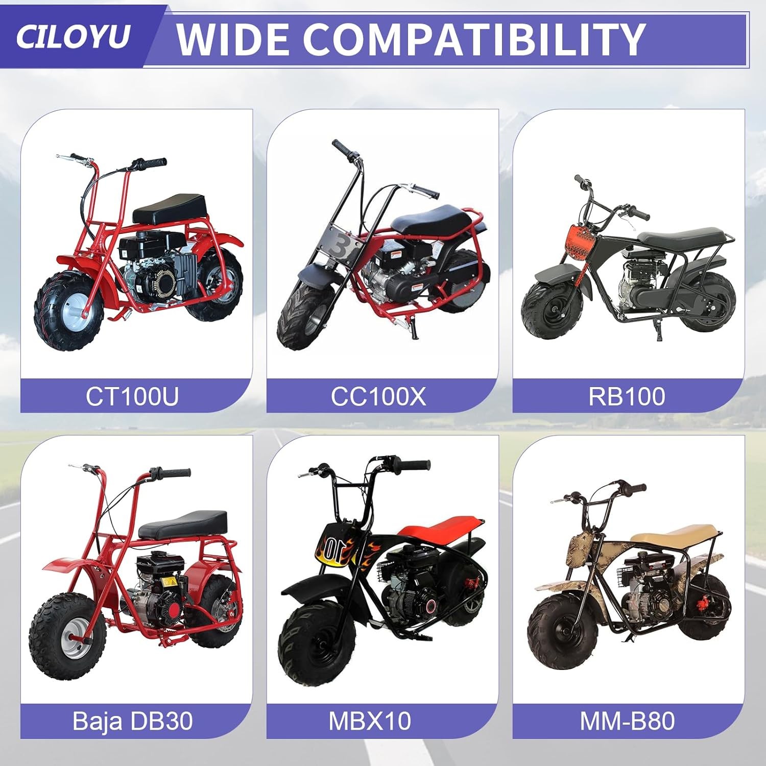 420 High Speed Rear Sprocket 40 Tooth Kit For CT100U CC100X DB30 Moto 80cc 105cc